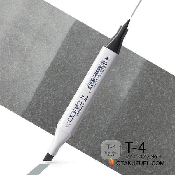 T4-C Toner Gray No. 4 CLASSIC Copic Marker <inline style="float: right; margin-right: 10px; background-color: rgb(188, 187, 183);">&nbsp;&nbsp;&nbsp;&nbsp;&nbsp;&nbsp; </inline>
