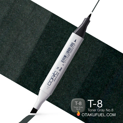 T8-C Toner Gray No. 8 CLASSIC Copic Marker <inline style="float: right; margin-right: 10px; background-color: rgb(99, 98, 96);">&nbsp;&nbsp;&nbsp;&nbsp;&nbsp;&nbsp; </inline>