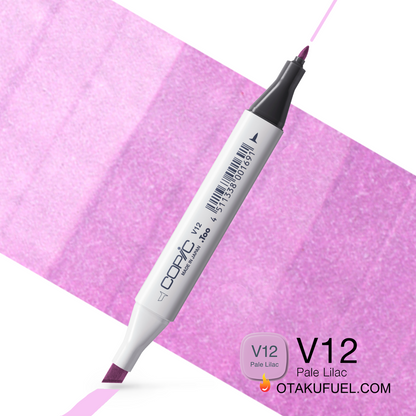 V12-C Pale Lilac CLASSIC Copic Marker <inline style="float: right; margin-right: 10px; background-color: rgb(230, 170, 206);">&nbsp;&nbsp;&nbsp;&nbsp;&nbsp;&nbsp; </inline>