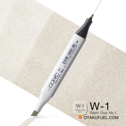 W1-C Warm Gray No. 1 CLASSIC Copic Marker <inline style="float: right; margin-right: 10px; background-color: rgb(230, 231, 223);">&nbsp;&nbsp;&nbsp;&nbsp;&nbsp;&nbsp; </inline>