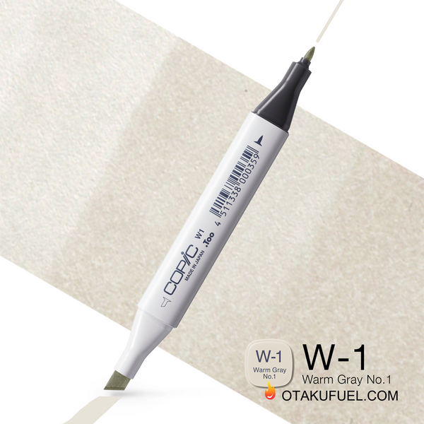 W1-C Warm Gray No. 1 CLASSIC Copic Marker <inline style="float: right; margin-right: 10px; background-color: rgb(230, 231, 223);">&nbsp;&nbsp;&nbsp;&nbsp;&nbsp;&nbsp; </inline>