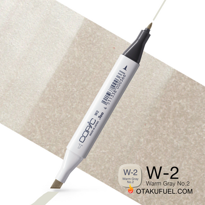 W2-C Warm Gray No. 2 CLASSIC Copic Marker <inline style="float: right; margin-right: 10px; background-color: rgb(231, 232, 226);">&nbsp;&nbsp;&nbsp;&nbsp;&nbsp;&nbsp; </inline>