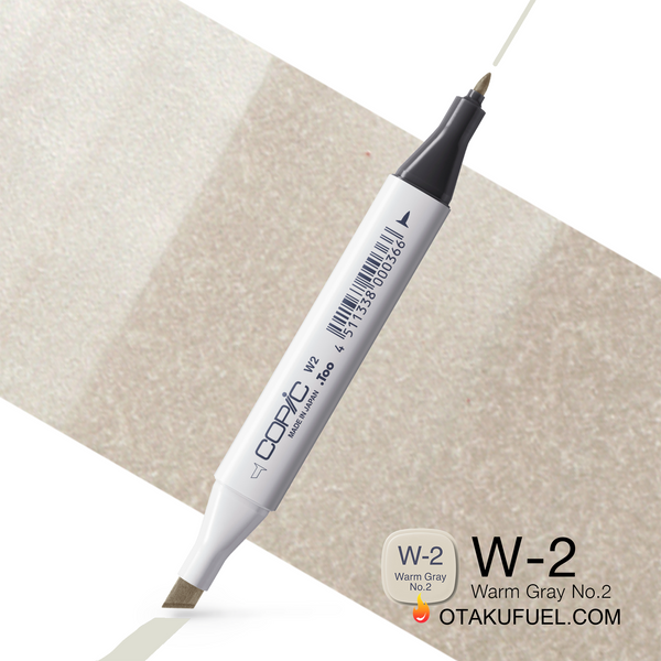 W2-C Warm Gray No. 2 CLASSIC Copic Marker <inline style="float: right; margin-right: 10px; background-color: rgb(231, 232, 226);">&nbsp;&nbsp;&nbsp;&nbsp;&nbsp;&nbsp; </inline>