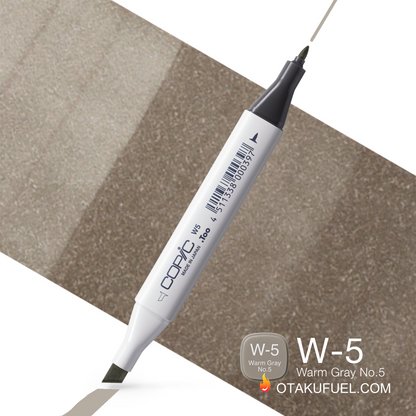 W5-C Warm Gray No. 5 CLASSIC Copic Marker <inline style="float: right; margin-right: 10px; background-color: rgb(167, 166, 161);">&nbsp;&nbsp;&nbsp;&nbsp;&nbsp;&nbsp; </inline>