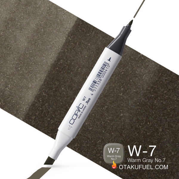 W7-C Warm Gray No. 7 CLASSIC Copic Marker <inline style="float: right; margin-right: 10px; background-color: rgb(119, 121, 116);">&nbsp;&nbsp;&nbsp;&nbsp;&nbsp;&nbsp; </inline>