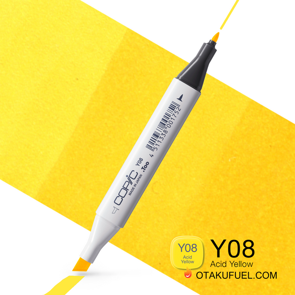 Y08-C Acid Yellow CLASSIC Copic Marker <inline style="float: right; margin-right: 10px; background-color: rgb(253,240,3);">&nbsp;&nbsp;&nbsp;&nbsp;&nbsp;&nbsp; </inline>