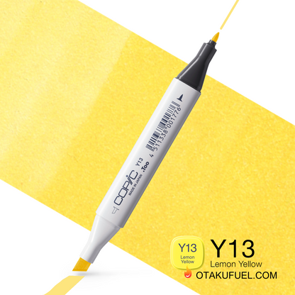 Y13-C Lemon Yellow CLASSIC Copic Marker <inline style="float: right; margin-right: 10px; background-color: rgb(252,245,173);">&nbsp;&nbsp;&nbsp;&nbsp;&nbsp;&nbsp; </inline>