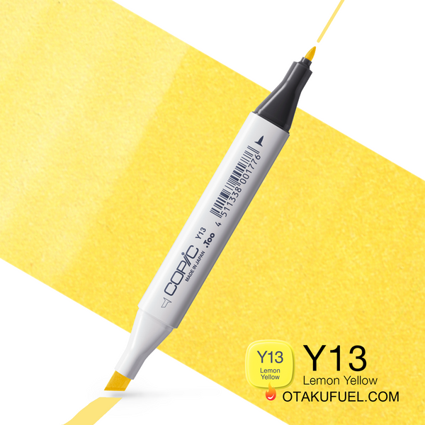 Y13-C Lemon Yellow CLASSIC Copic Marker <inline style="float: right; margin-right: 10px; background-color: rgb(252,245,173);">&nbsp;&nbsp;&nbsp;&nbsp;&nbsp;&nbsp; </inline>