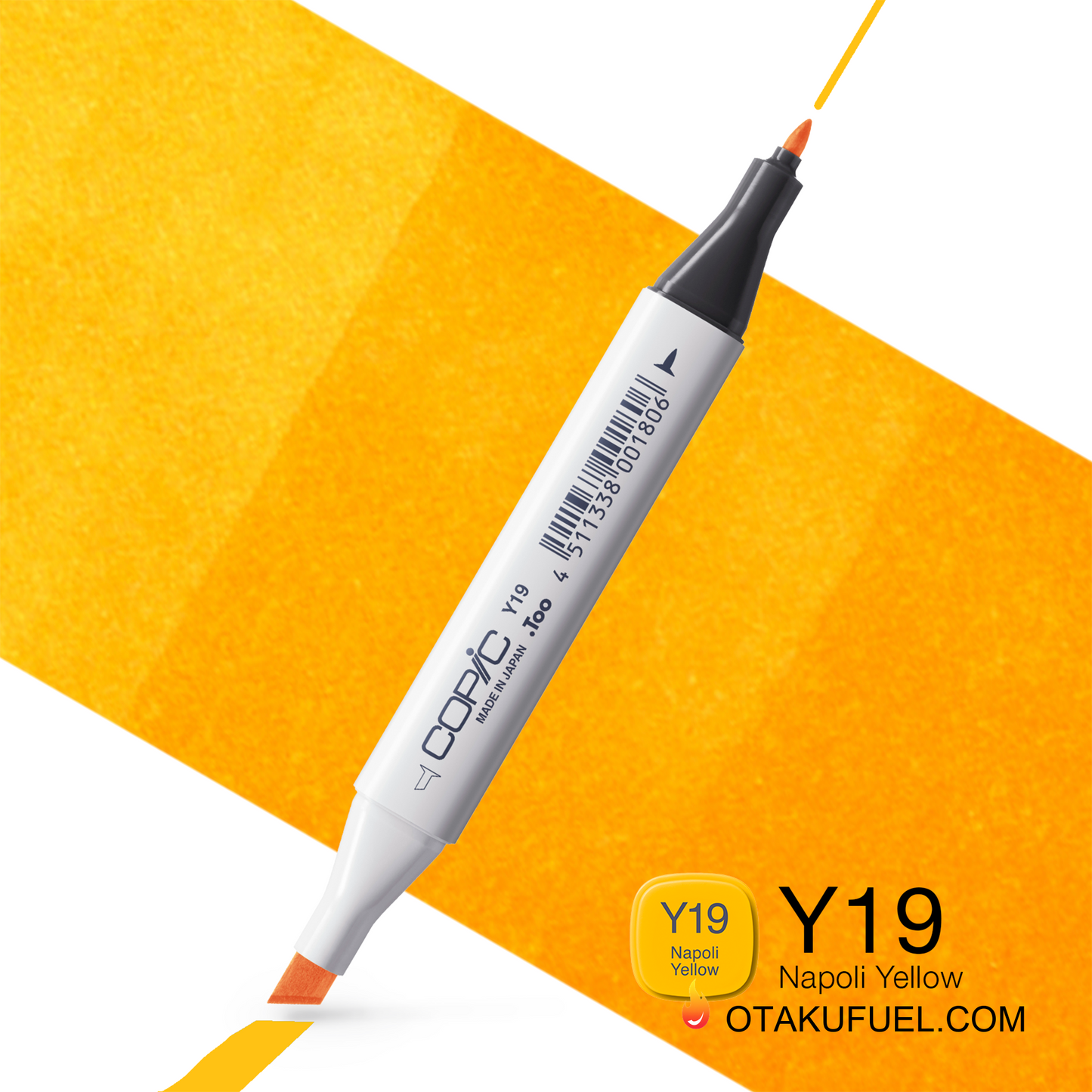 Y19-C Napoli Yellow CLASSIC Copic Marker <inline style="float: right; margin-right: 10px; background-color: rgb(255,233,62);">&nbsp;&nbsp;&nbsp;&nbsp;&nbsp;&nbsp; </inline>