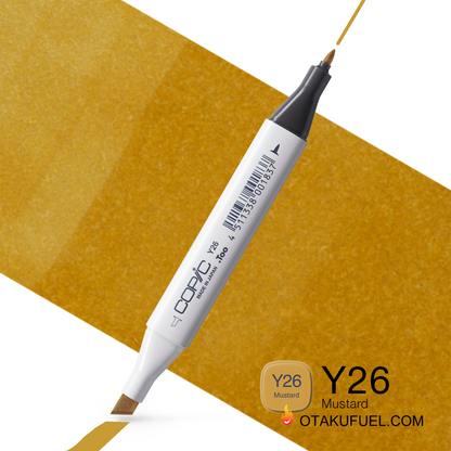 Y26-C Mustard CLASSIC Copic Marker <inline style="float: right; margin-right: 10px; background-color: rgb(236, 216, 106);">&nbsp;&nbsp;&nbsp;&nbsp;&nbsp;&nbsp; </inline>