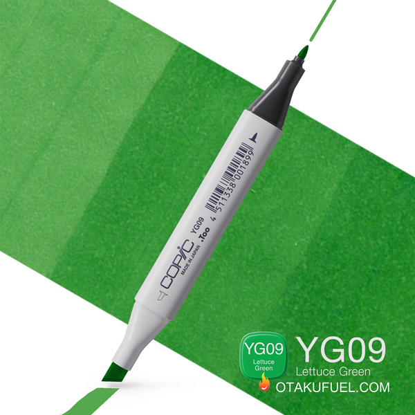 YG09-C Lettuce Green CLASSIC Copic Marker <inline style="float: right; margin-right: 10px; background-color: rgb(118, 188, 100);">&nbsp;&nbsp;&nbsp;&nbsp;&nbsp;&nbsp; </inline>