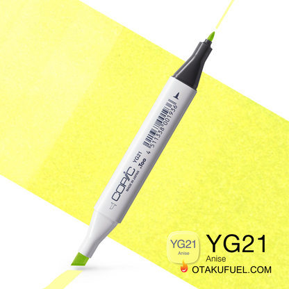 YG21-C Anise CLASSIC Copic Marker <inline style="float: right; margin-right: 10px; background-color: rgb(246, 245, 185);">&nbsp;&nbsp;&nbsp;&nbsp;&nbsp;&nbsp; </inline>