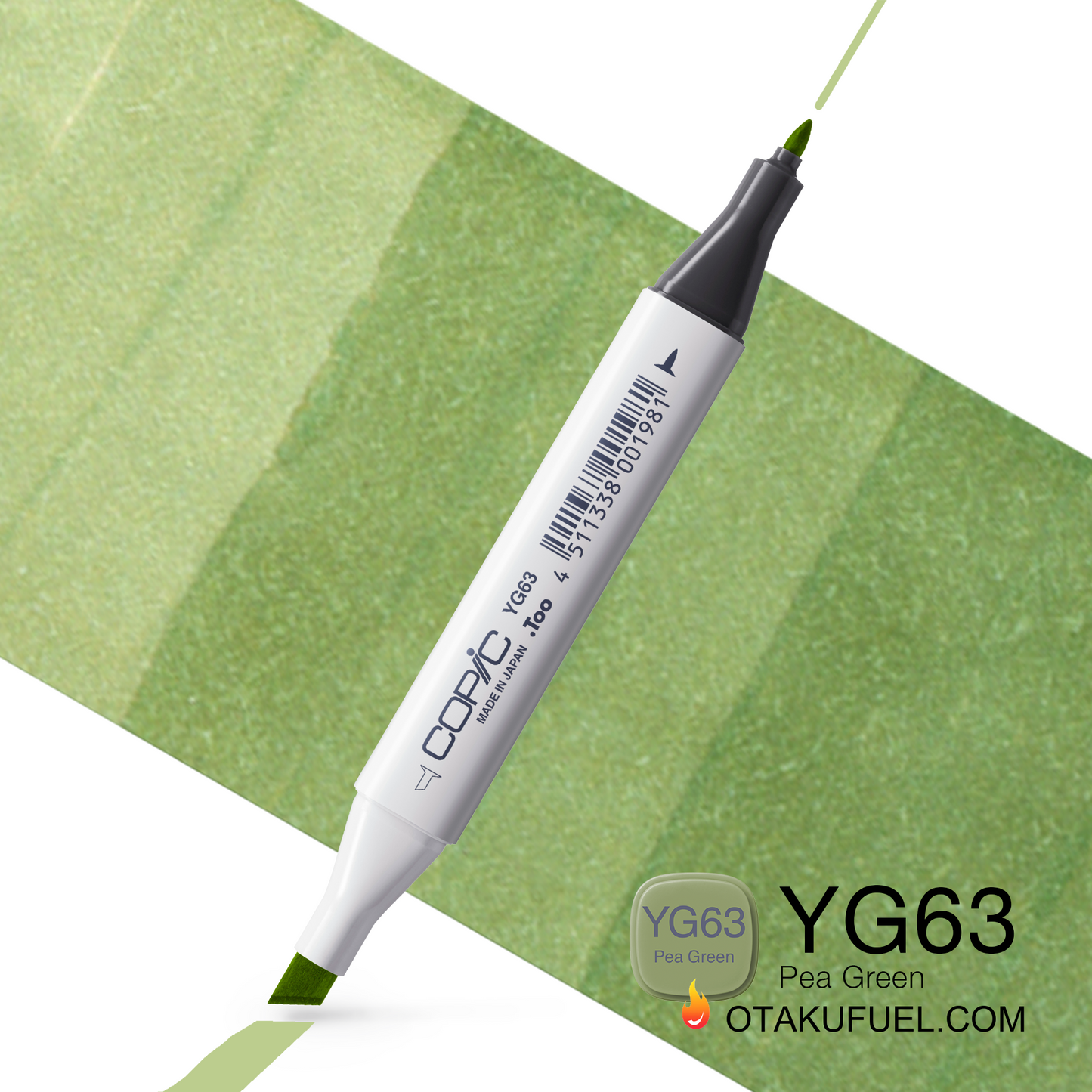 YG63-C Copic CLASSIC Marker Pea Green <inline style="float: right; margin-right: 10px; background-color: rgb(161, 203, 163);">&nbsp;&nbsp;&nbsp;&nbsp;&nbsp;&nbsp; </inline>