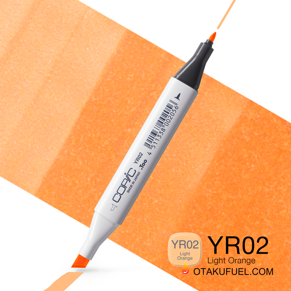 YR02-C Light Orange CLASSIC Copic Marker <inline style="float: right; margin-right: 10px; background-color: rgb(253, 202, 149);">&nbsp;&nbsp;&nbsp;&nbsp;&nbsp;&nbsp; </inline>