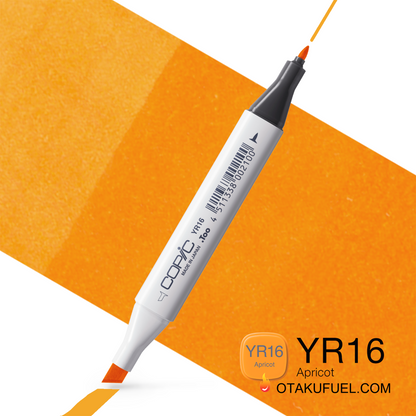 YR16-C Apricot CLASSIC Copic Marker <inline style="float: right; margin-right: 10px; background-color: rgb(254, 183, 41);">&nbsp;&nbsp;&nbsp;&nbsp;&nbsp;&nbsp; </inline>