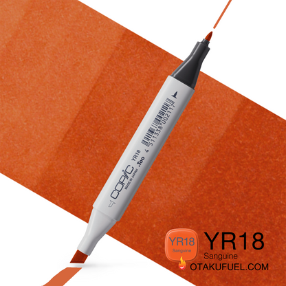 YR18-C Sanguine CLASSIC Copic Marker <inline style="float: right; margin-right: 10px; background-color: rgb(225, 101, 65);">&nbsp;&nbsp;&nbsp;&nbsp;&nbsp;&nbsp; </inline>