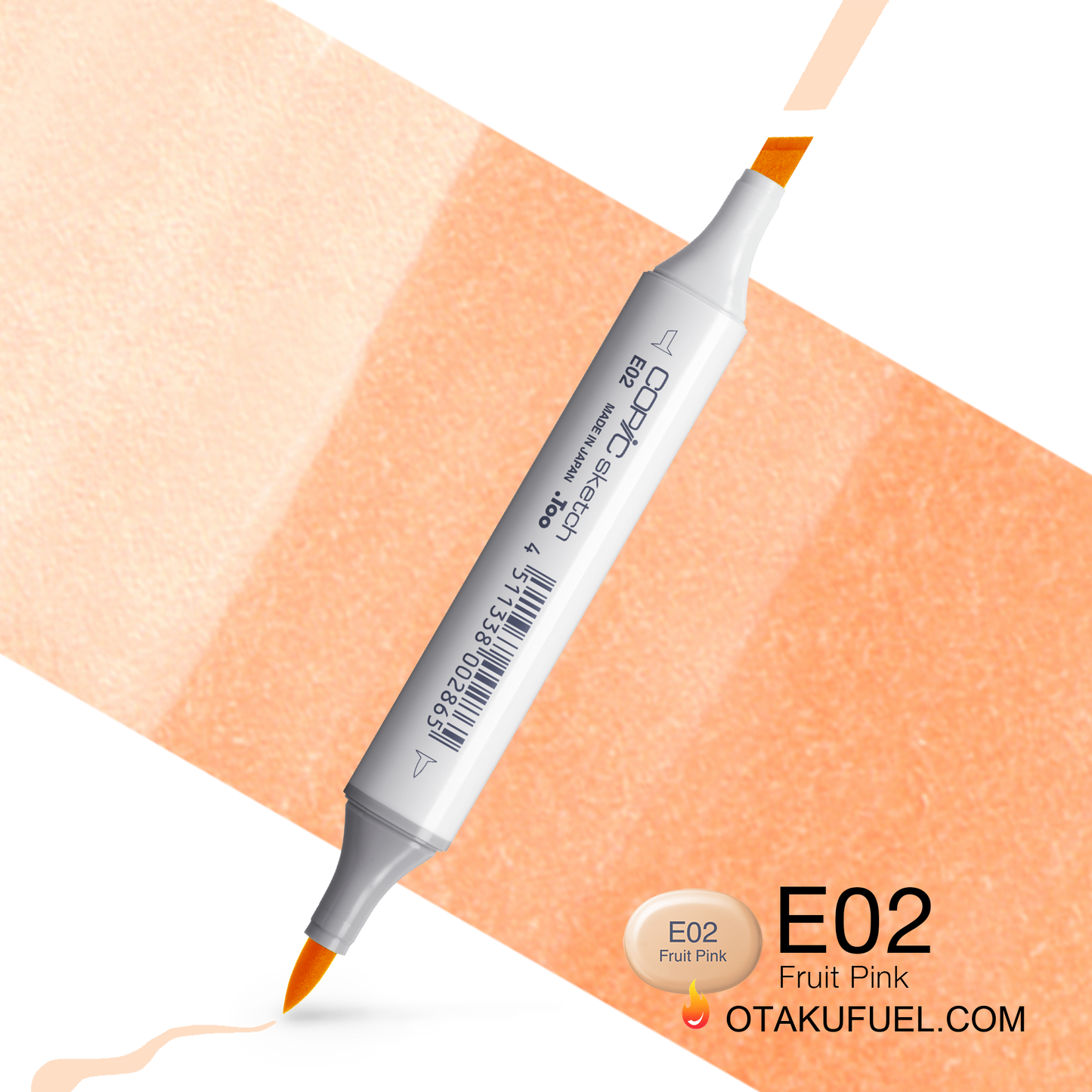 Copic Sketch E02 Fruit Pink Marker <inline style="float: right; margin-right: 10px; background-color: rgb(253, 235, 223);">&nbsp;&nbsp;&nbsp;&nbsp;&nbsp;&nbsp; </inline>