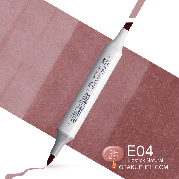 Copic Sketch E04 Lipstick Natural Marker <inline style="float: right; margin-right: 10px; background-color: rgb(225, 185, 193);">&nbsp;&nbsp;&nbsp;&nbsp;&nbsp;&nbsp; </inline>