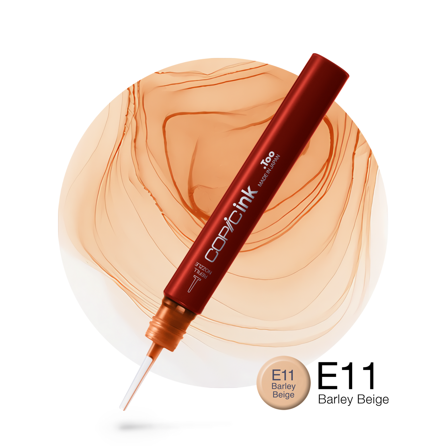 Copic Ink Refill E11 Barley Beige <inline style="float: right; margin-right: 10px; background-color: rgb(254, 231, 215);">&nbsp;&nbsp;&nbsp;&nbsp;&nbsp;&nbsp; </inline>