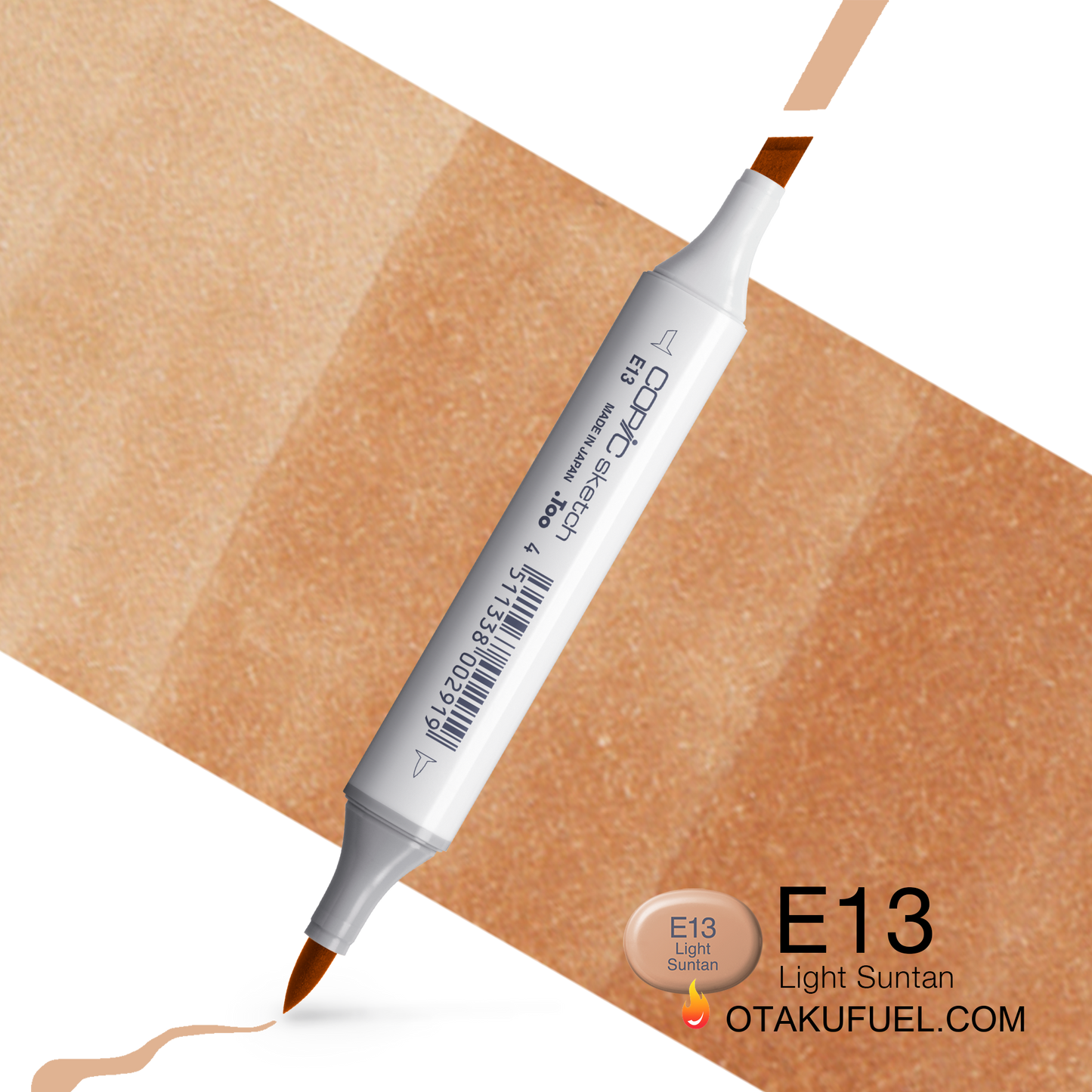 Copic Sketch E13 Light Suntan Marker <inline style="float: right; margin-right: 10px; background-color: rgb(219, 189, 165);">&nbsp;&nbsp;&nbsp;&nbsp;&nbsp;&nbsp; </inline>