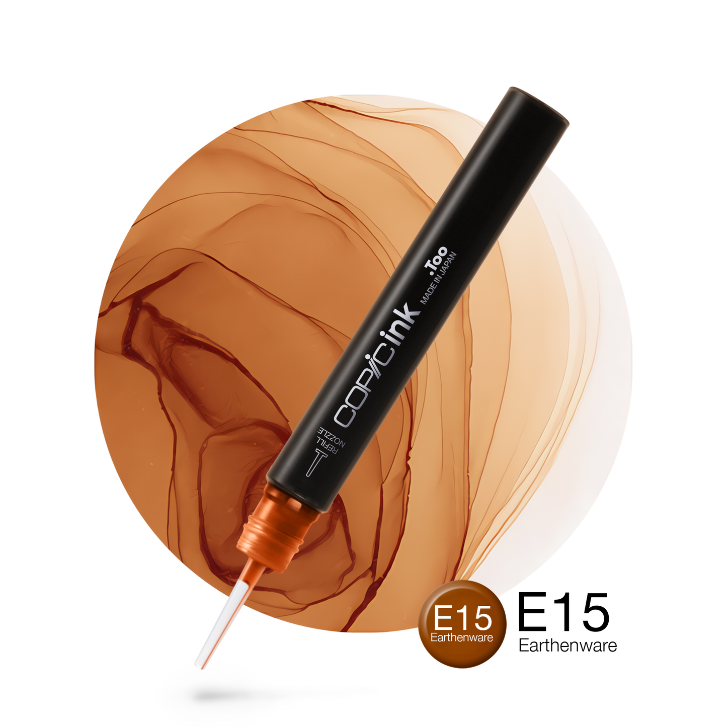 Copic Ink Refill E15 Dark Suntan <inline style="float: right; margin-right: 10px; background-color: rgb(240, 181, 134);">&nbsp;&nbsp;&nbsp;&nbsp;&nbsp;&nbsp; </inline>