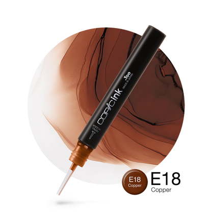 Copic Ink Refill E18 Copper <inline style="float: right; margin-right: 10px; background-color: rgb(120, 78, 73);">&nbsp;&nbsp;&nbsp;&nbsp;&nbsp;&nbsp; </inline>