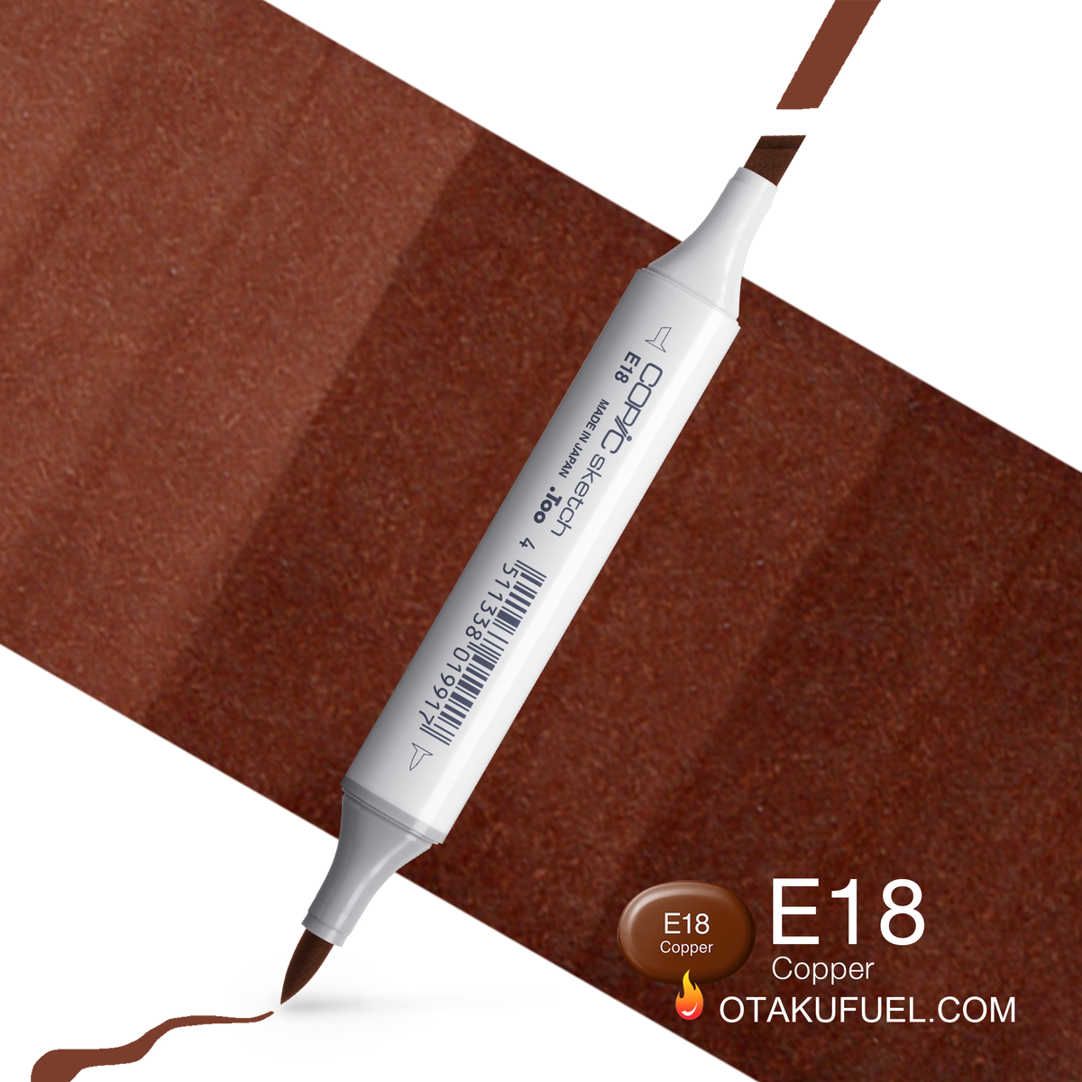 E18 Color Copic Sketch E18 Copper Marker – OtakuFuel
