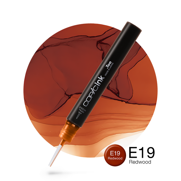 Copic Ink Refill E19 Redwood <inline style="float: right; margin-right: 10px; background-color: rgb(178, 81, 61);">&nbsp;&nbsp;&nbsp;&nbsp;&nbsp;&nbsp; </inline>