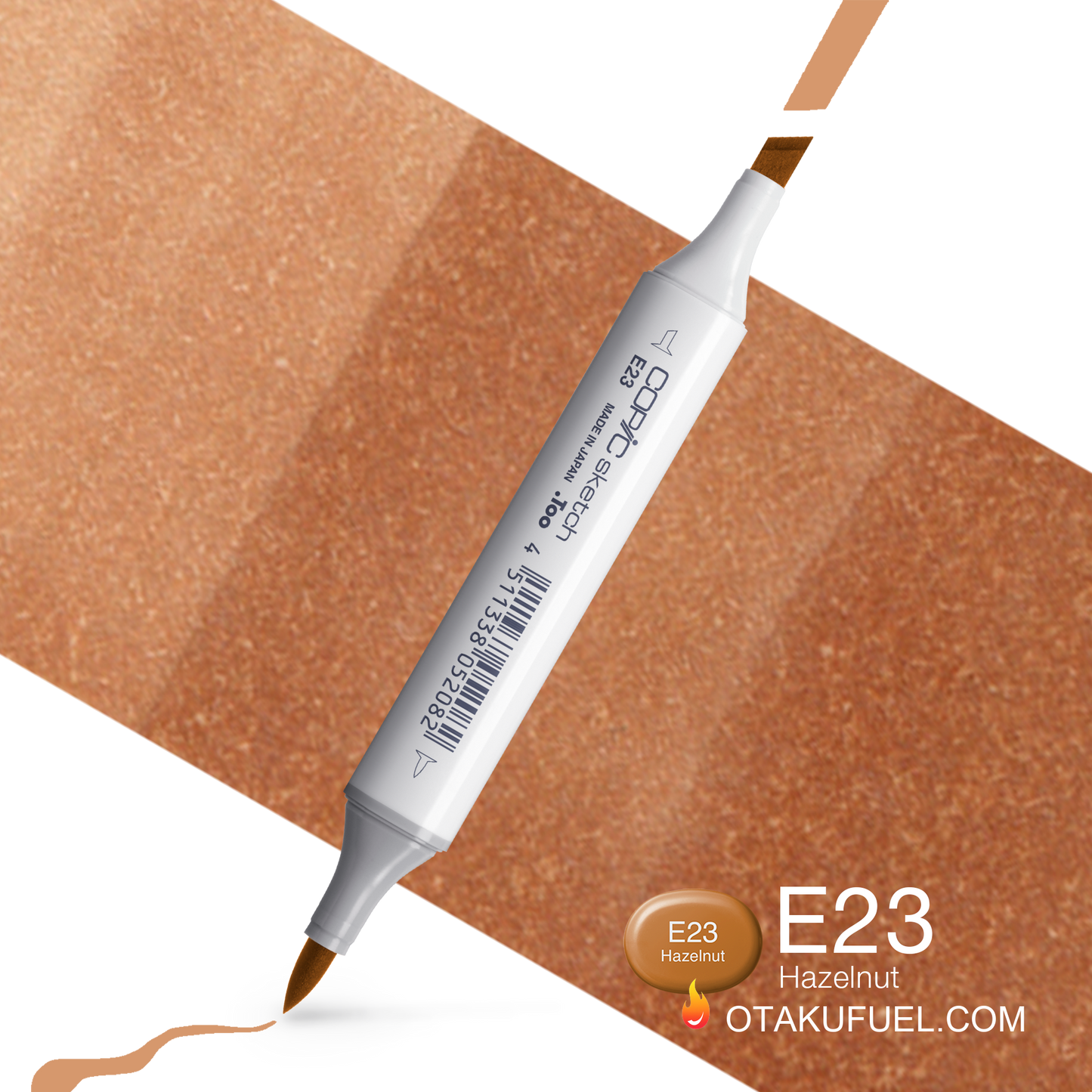 Copic Sketch E23 Hazelnut Marker <inline style="float: right; margin-right: 10px; background-color: rgb(231, 188, 162);">&nbsp;&nbsp;&nbsp;&nbsp;&nbsp;&nbsp; </inline>