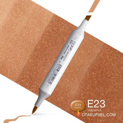Copic Sketch E23 Hazelnut Marker <inline style="float: right; margin-right: 10px; background-color: rgb(231, 188, 162);">&nbsp;&nbsp;&nbsp;&nbsp;&nbsp;&nbsp; </inline>