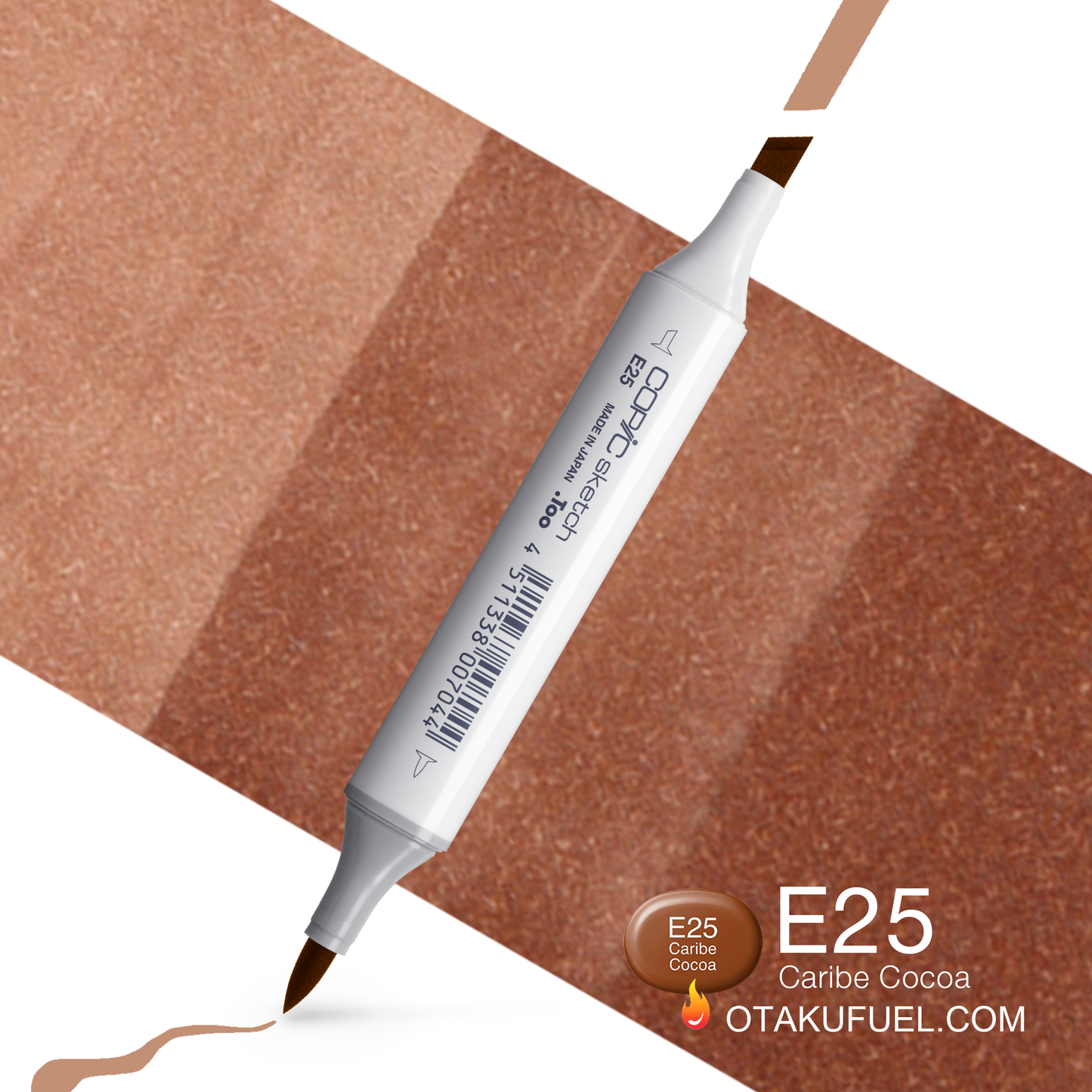 Copic Sketch E25 Caribe Cocoa Marker <inline style="float: right; margin-right: 10px; background-color: rgb(198, 156, 123);">&nbsp;&nbsp;&nbsp;&nbsp;&nbsp;&nbsp; </inline>