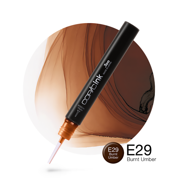 Copic Ink Refill E29 Burnt Umber <inline style="float: right; margin-right: 10px; background-color: rgb(136, 86, 56);">&nbsp;&nbsp;&nbsp;&nbsp;&nbsp;&nbsp; </inline>
