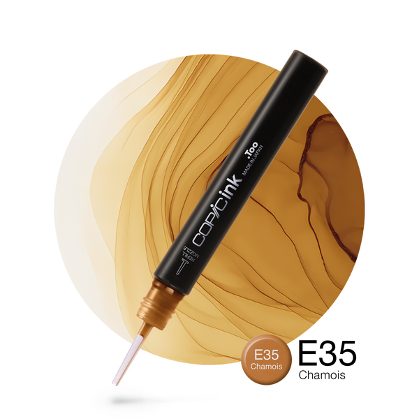 Copic Ink Refill E35 Chamois <inline style="float: right; margin-right: 10px; background-color: rgb(228, 195, 162);">&nbsp;&nbsp;&nbsp;&nbsp;&nbsp;&nbsp; </inline>