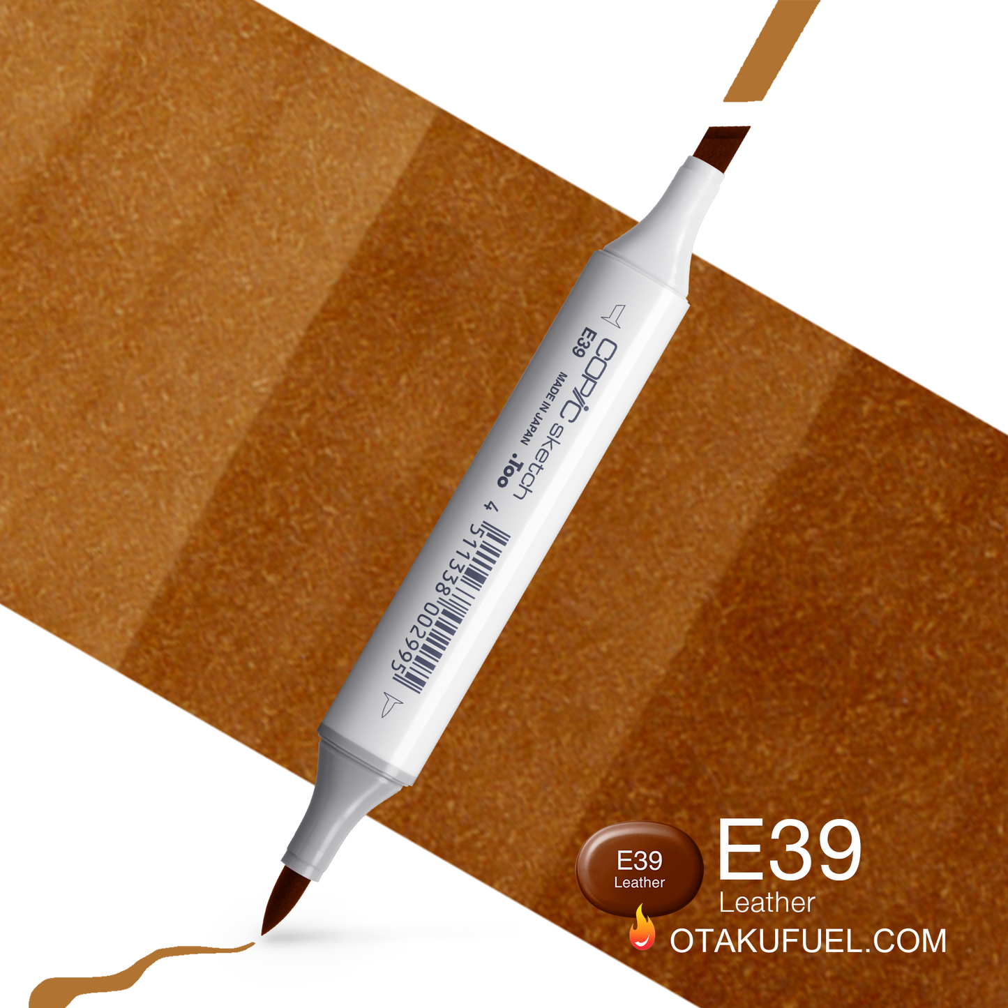 Copic Sketch E39 Leather Marker <inline style="float: right; margin-right: 10px; background-color: rgb(182, 110, 67);">&nbsp;&nbsp;&nbsp;&nbsp;&nbsp;&nbsp; </inline>