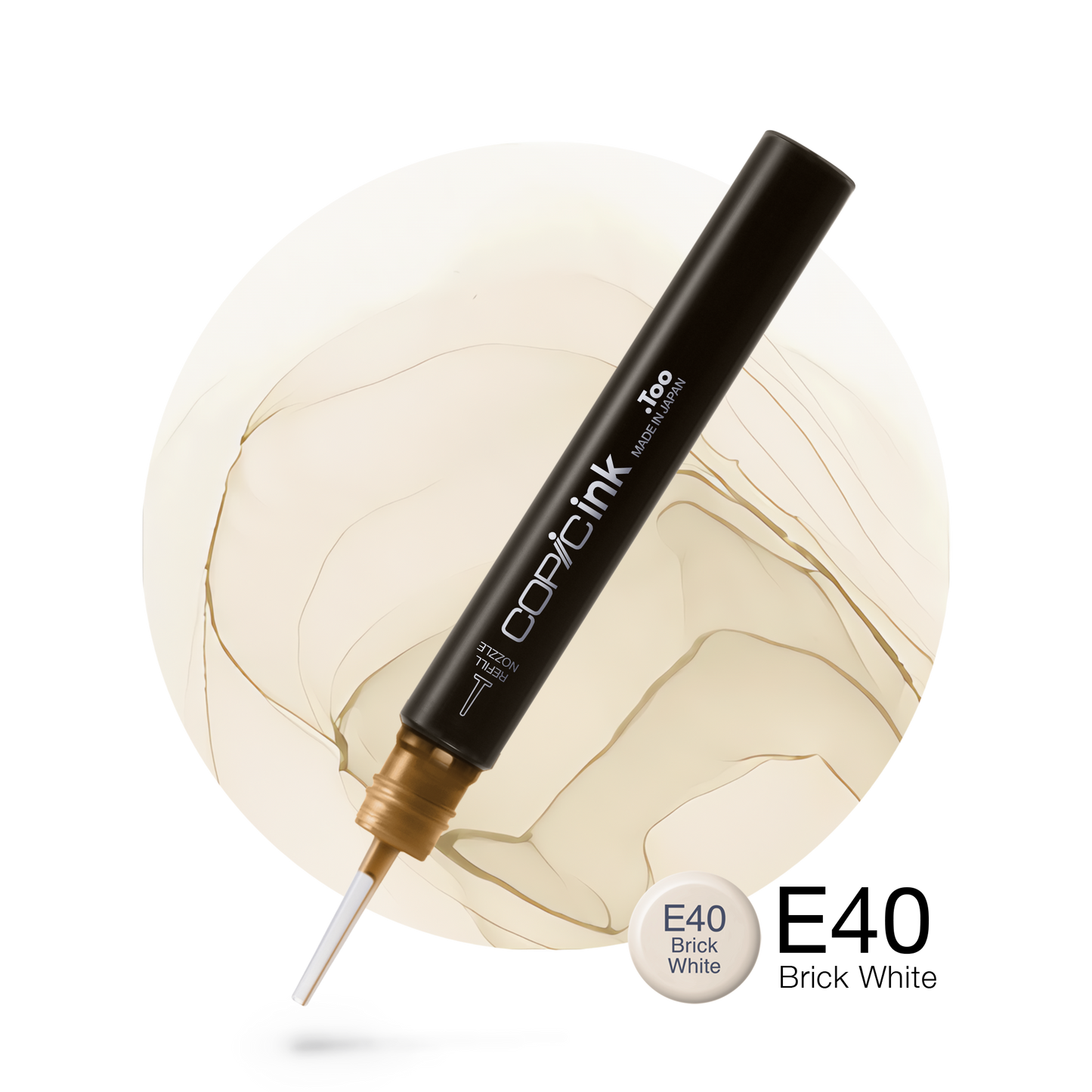 Copic Ink Refill E40 Brick White <inline style="float: right; margin-right: 10px; background-color: rgb(240, 227, 209);">&nbsp;&nbsp;&nbsp;&nbsp;&nbsp;&nbsp; </inline>