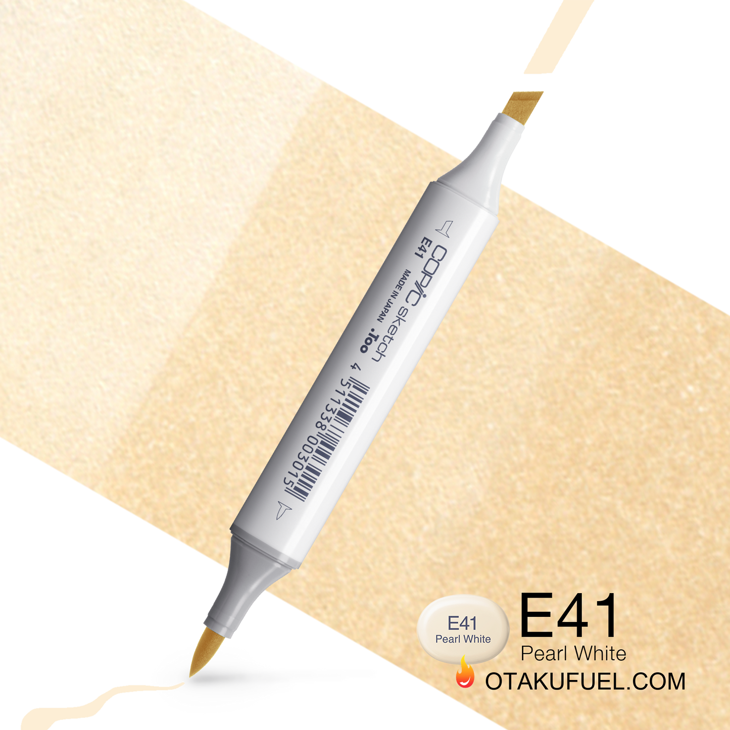 Copic Sketch E41 Pearl White Marker <inline style="float: right; margin-right: 10px; background-color: rgb(253, 237, 220);">&nbsp;&nbsp;&nbsp;&nbsp;&nbsp;&nbsp; </inline>