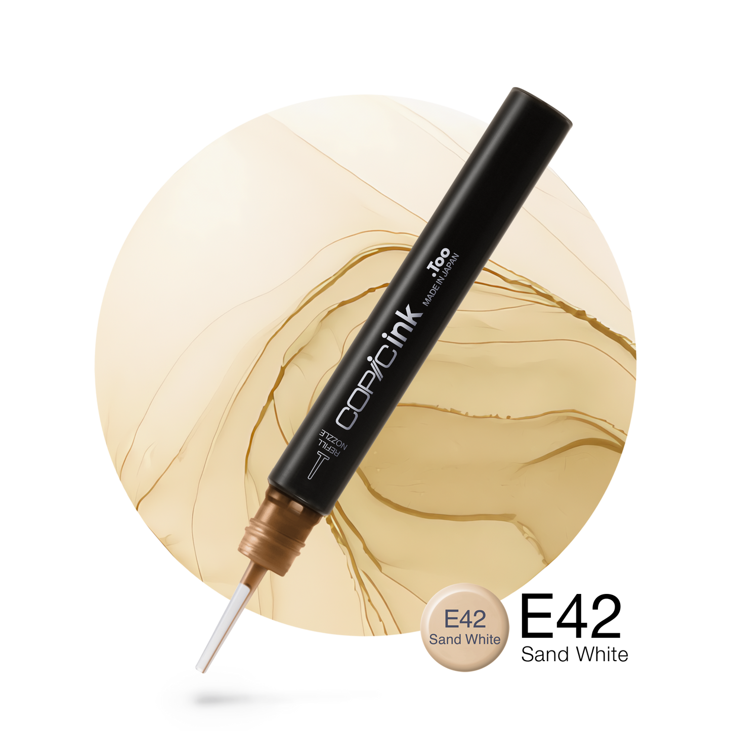 Copic Ink Refill E42 Sand White <inline style="float: right; margin-right: 10px; background-color: rgb(242, 207, 175);">&nbsp;&nbsp;&nbsp;&nbsp;&nbsp;&nbsp; </inline>
