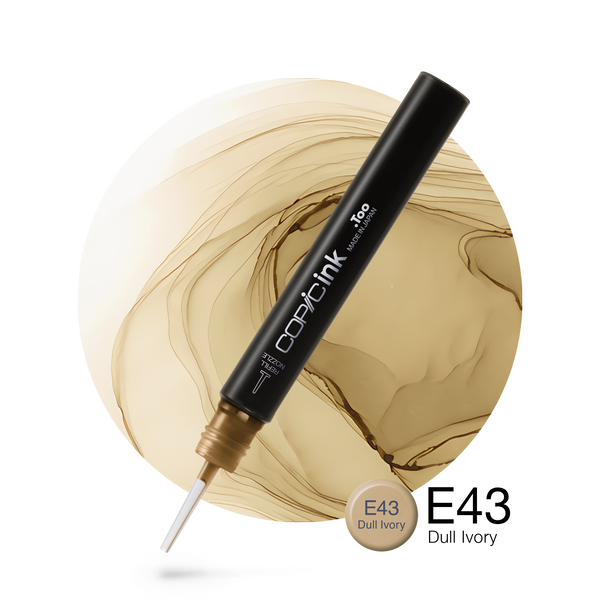 Copic Ink Refill E43 Dull Ivory <inline style="float: right; margin-right: 10px; background-color: rgb(234, 219, 188);">&nbsp;&nbsp;&nbsp;&nbsp;&nbsp;&nbsp; </inline>