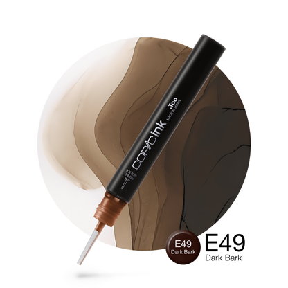 Copic Ink Refill E49 Dark Bark <inline style="float: right; margin-right: 10px; background-color: rgb(100, 77, 61);">&nbsp;&nbsp;&nbsp;&nbsp;&nbsp;&nbsp; </inline>
