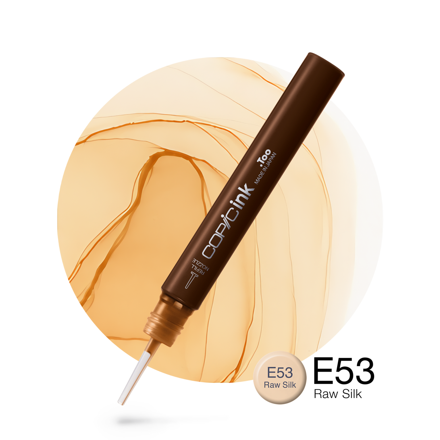 Copic Ink Refill E53 Raw Silk <inline style="float: right; margin-right: 10px; background-color: rgb(243, 227, 193);">&nbsp;&nbsp;&nbsp;&nbsp;&nbsp;&nbsp; </inline>