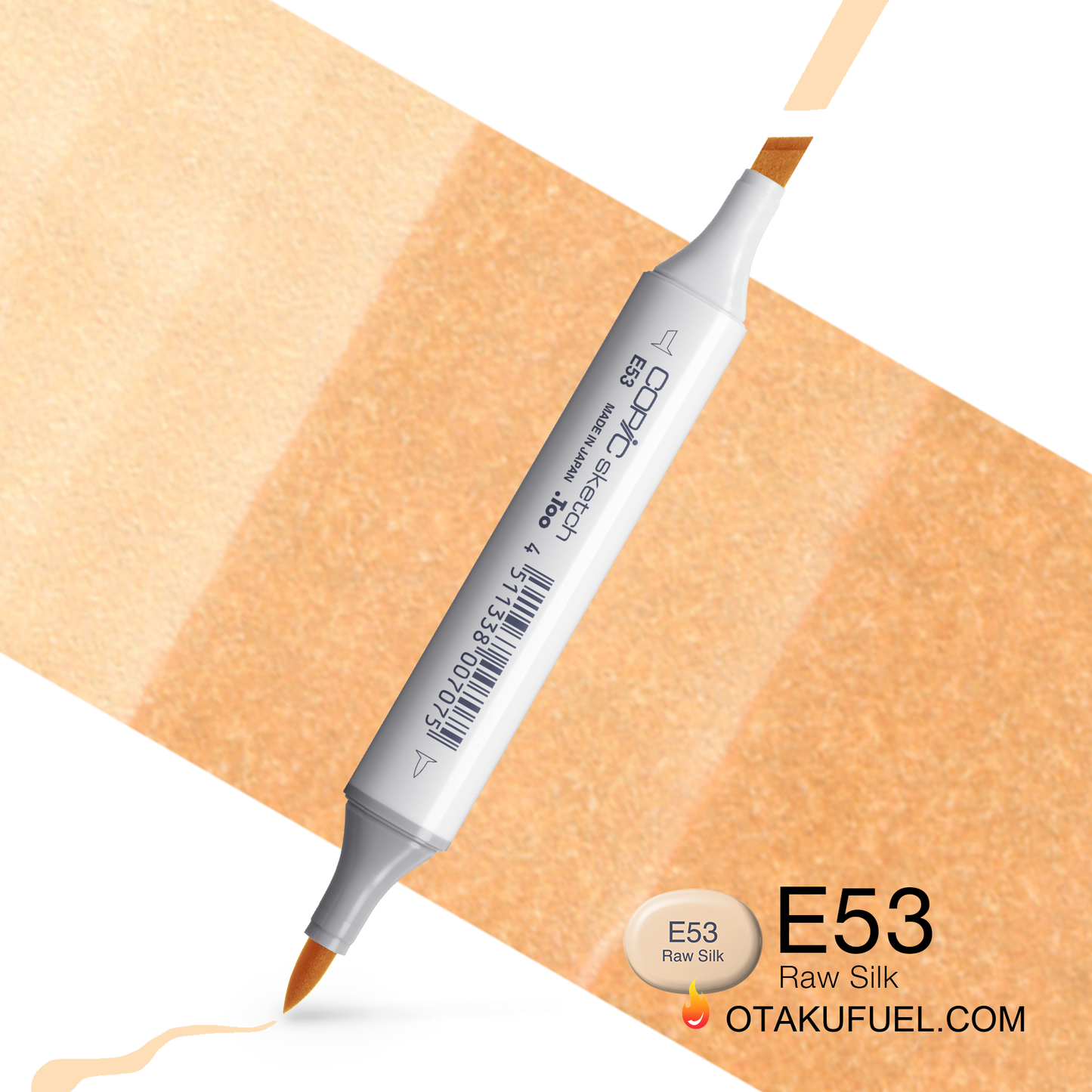 Copic Sketch E53 Raw Silk Marker <inline style="float: right; margin-right: 10px; background-color: rgb(243, 227, 193);">&nbsp;&nbsp;&nbsp;&nbsp;&nbsp;&nbsp; </inline>