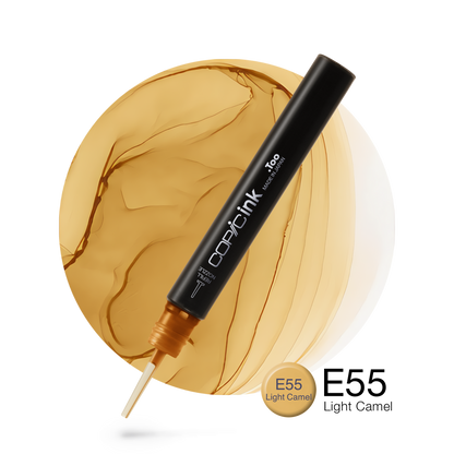 Copic Ink Refill E55 Light Camel <inline style="float: right; margin-right: 10px; background-color: rgb(234, 213, 174);">&nbsp;&nbsp;&nbsp;&nbsp;&nbsp;&nbsp; </inline>