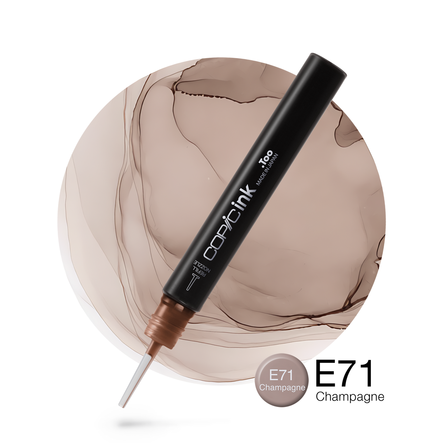 Copic Ink Refill E71 Champagne <inline style="float: right; margin-right: 10px; background-color: rgb(226, 215, 211);">&nbsp;&nbsp;&nbsp;&nbsp;&nbsp;&nbsp; </inline>