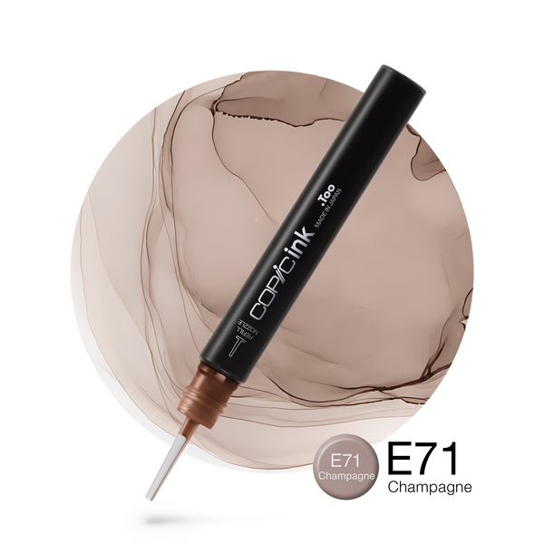 Copic Ink Refill E71 Champagne <inline style="float: right; margin-right: 10px; background-color: rgb(226, 215, 211);">&nbsp;&nbsp;&nbsp;&nbsp;&nbsp;&nbsp; </inline>