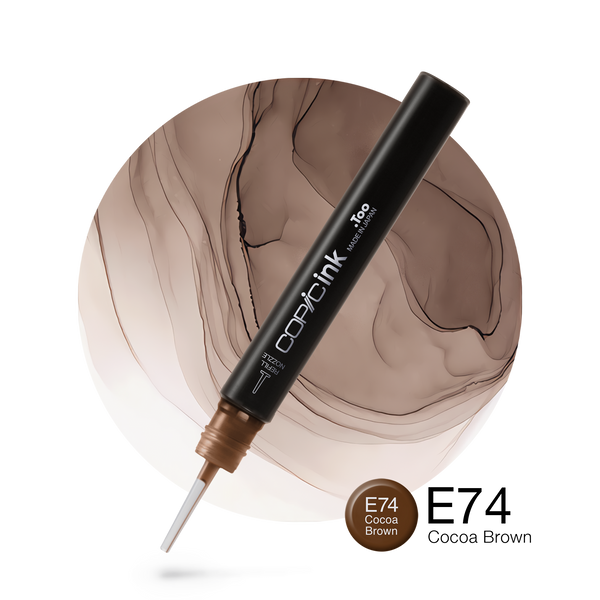 Copic Ink Refill E74 Cocoa Brown <inline style="float: right; margin-right: 10px; background-color: rgb(202, 103, 84);">&nbsp;&nbsp;&nbsp;&nbsp;&nbsp;&nbsp; </inline>