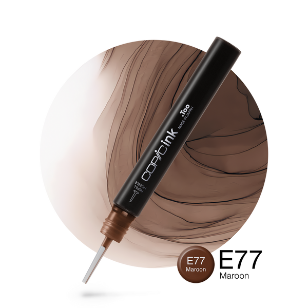 Copic Ink Refill E77 Maroon <inline style="float: right; margin-right: 10px; background-color: rgb(128, 97, 79);">&nbsp;&nbsp;&nbsp;&nbsp;&nbsp;&nbsp; </inline>