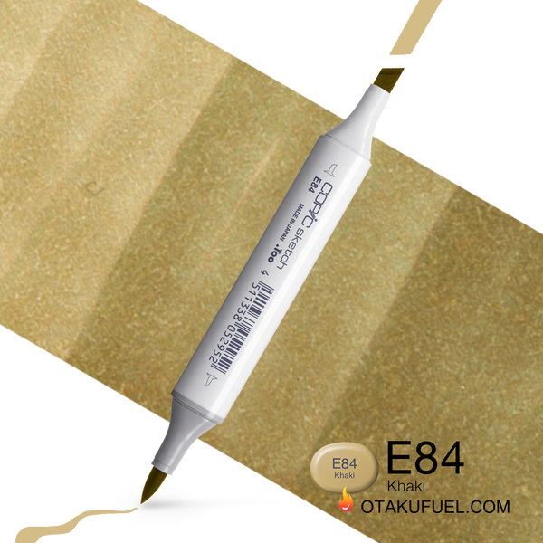 Copic Sketch E84 Khaki Marker <inline style="float: right; margin-right: 10px; background-color: rgb(170, 156, 126);">&nbsp;&nbsp;&nbsp;&nbsp;&nbsp;&nbsp; </inline>