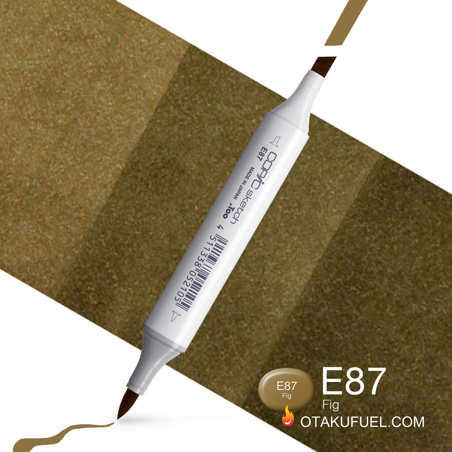 Copic Sketch E87 Fig Marker <inline style="float: right; margin-right: 10px; background-color: rgb(93, 79, 62);">&nbsp;&nbsp;&nbsp;&nbsp;&nbsp;&nbsp; </inline>
