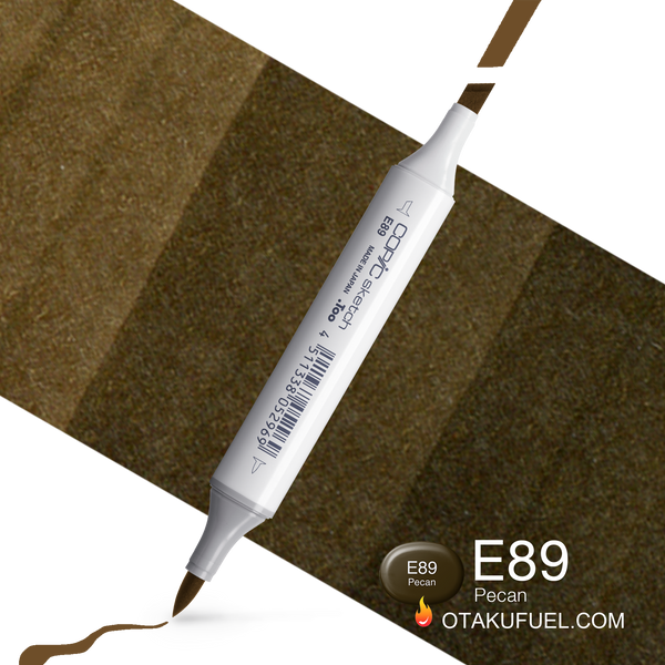 Copic Sketch E89 Pecan Marker <inline style="float: right; margin-right: 10px; background-color: rgb(90, 75, 59);">&nbsp;&nbsp;&nbsp;&nbsp;&nbsp;&nbsp; </inline>