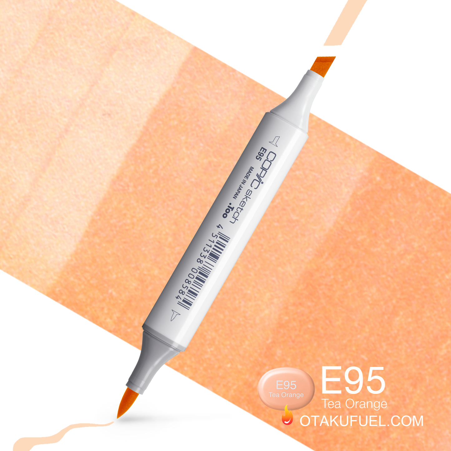 Copic Sketch E95 Tea Orange Marker <inline style="float: right; margin-right: 10px; background-color: rgb(251, 187, 125);">&nbsp;&nbsp;&nbsp;&nbsp;&nbsp;&nbsp; </inline>